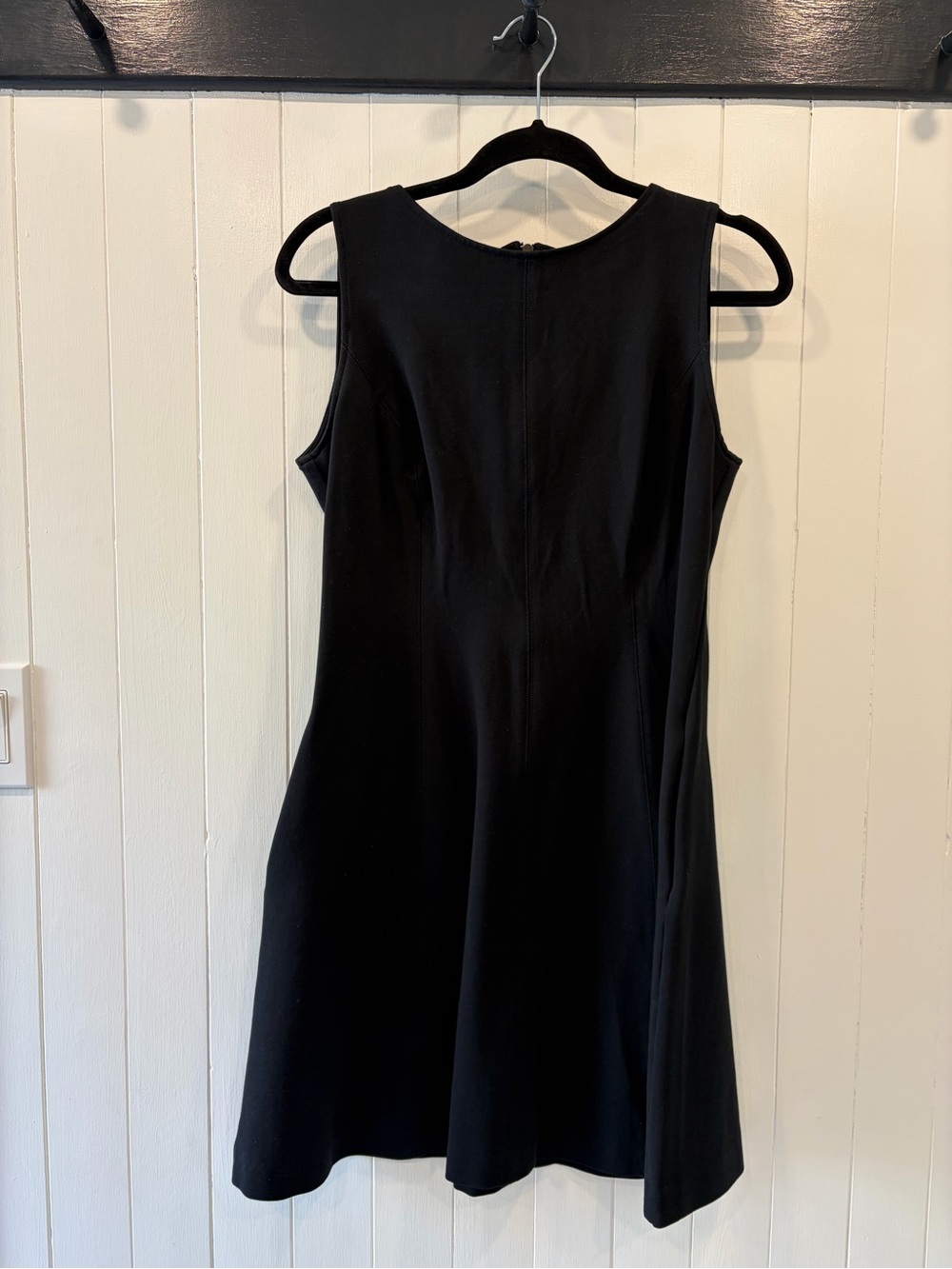 SPANX Black Sleeveless Fit-and-Flare Dress